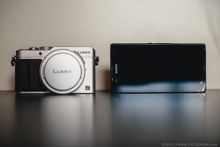 Panasonic Lumix LX100 VS with Sony Xperia Z