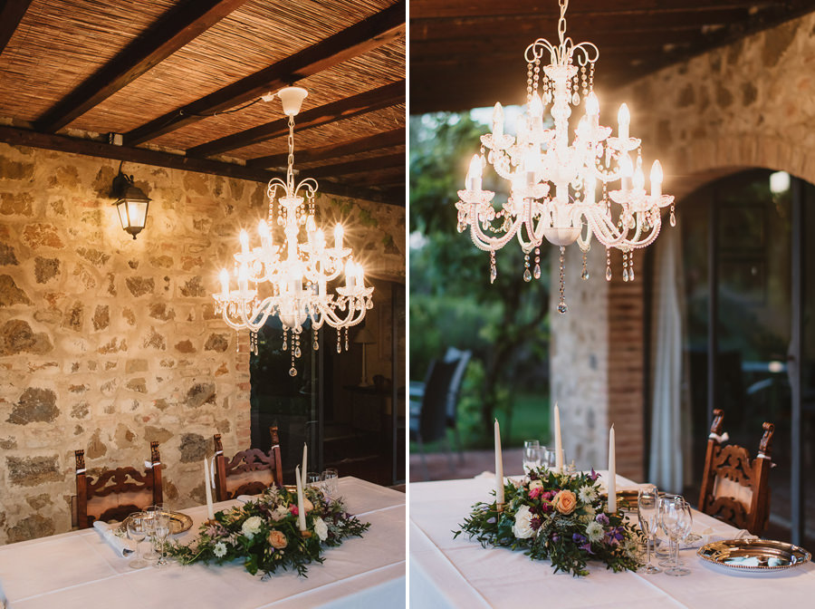 Romantic Italian elopement in Tuscany Photo / Table & Decor