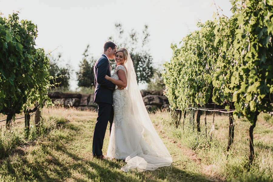 sunset intimate groom + bride portrait photography | Tuscany