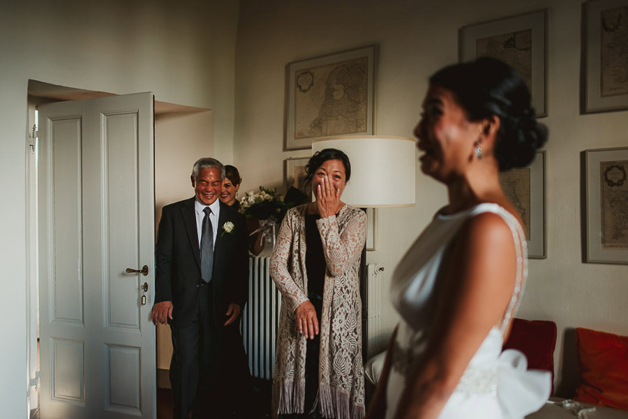 destination wedding in italy first look photography