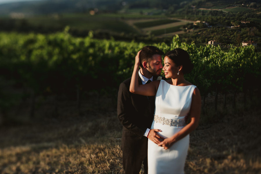 destination wedding in italy outdoor tuscany bridal couple portr
