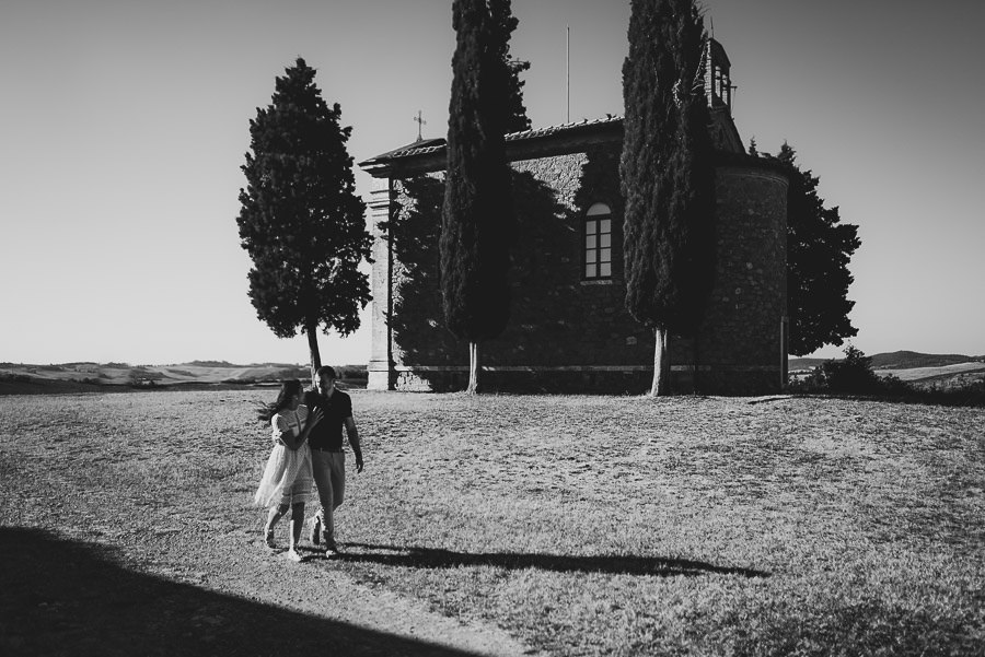 Wedding proposal inspiration proposing in Italy walking and hug
