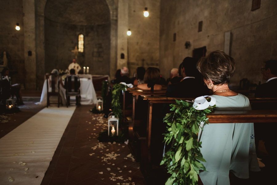 tuscany intimate wedding catholic wedding ceremony