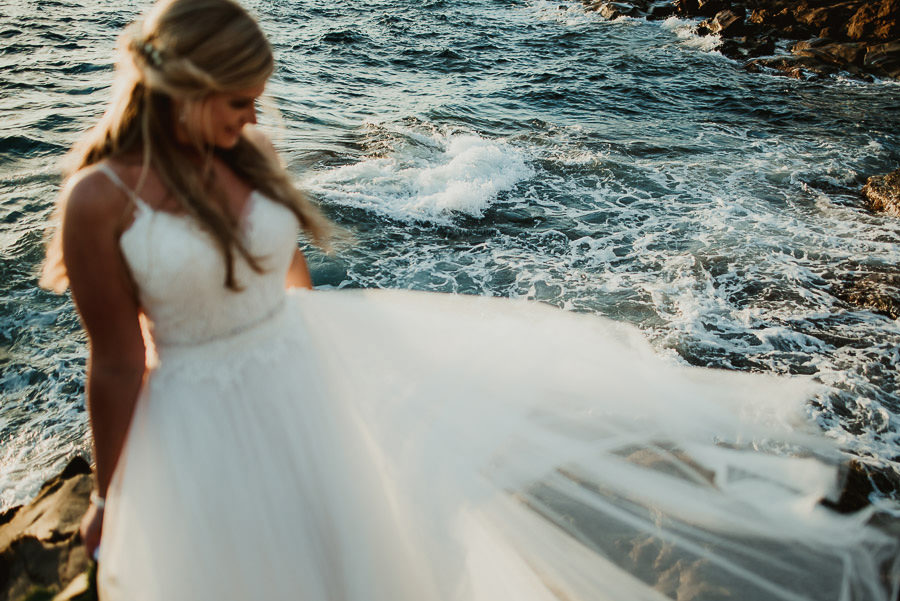 tuscan seaside wedding photographer bride fine art portrait