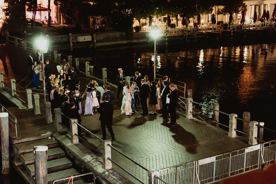 Sirmione Wedding photographer exclusive dance party boat lake