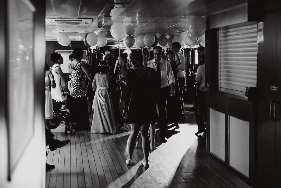 Sirmione Wedding photographer boat dance floor