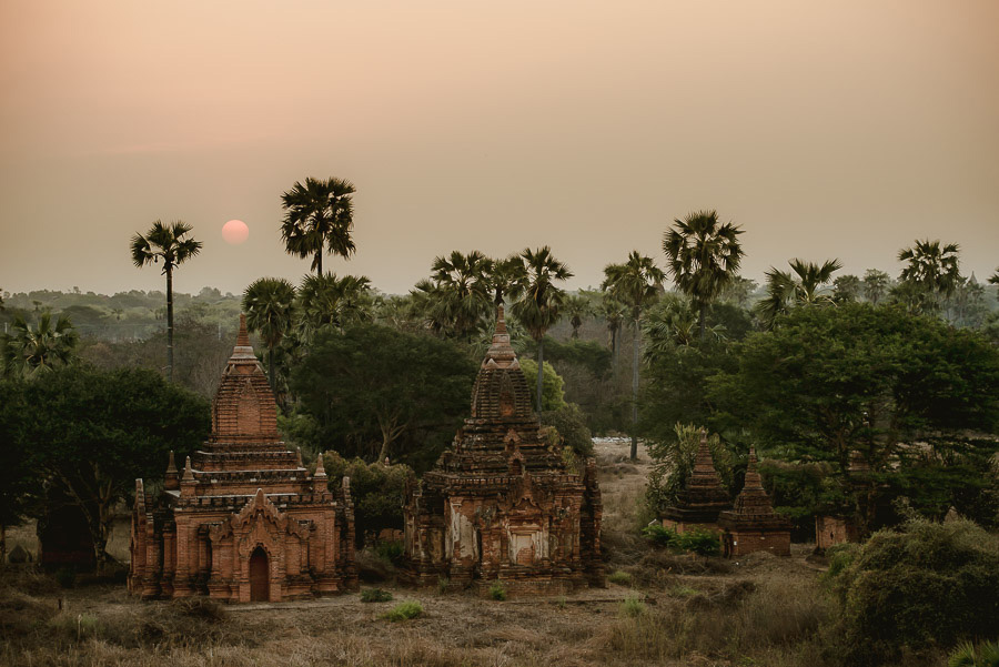 Myanmar engagement photography Bagan landscape