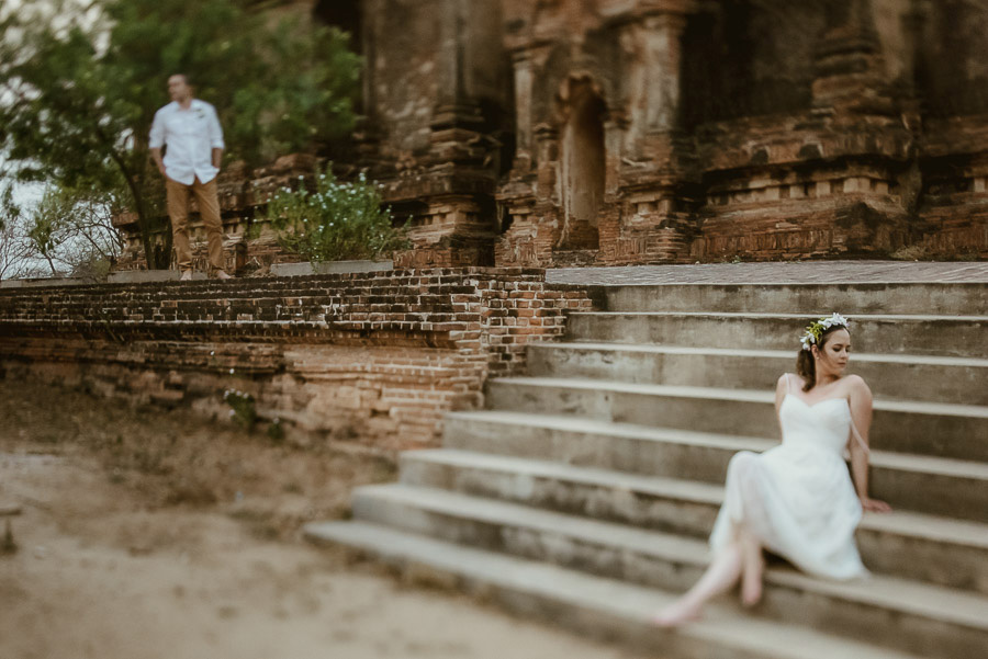 Myanmar elopement photographer Bagan Burma intimate romantic por