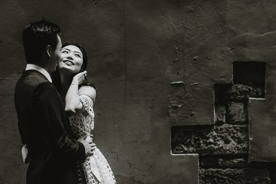 Pre Wedding Photography Italy Tuscany candid portrait