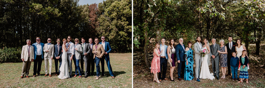 Exclusive wedding photographer tuscany italy family formals