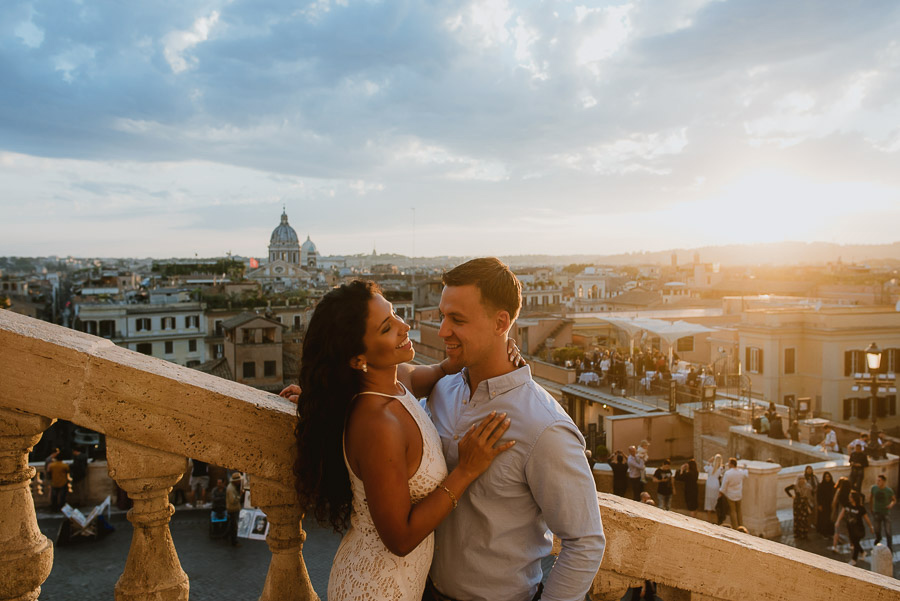 wedding photographer rome romantic couple session san pietro