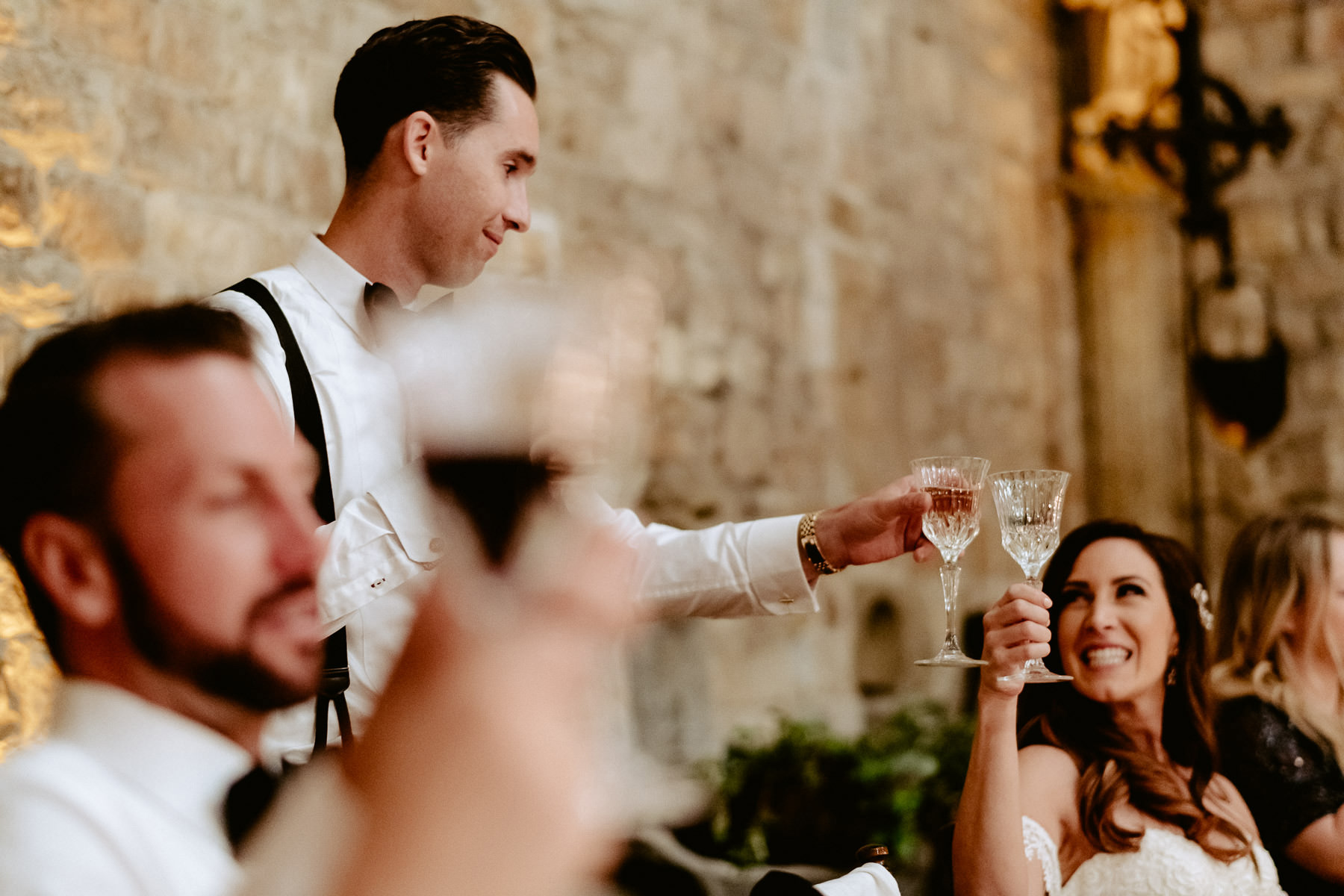 Timeless wedding in Florence Tuscany vincigliata castle outdoor