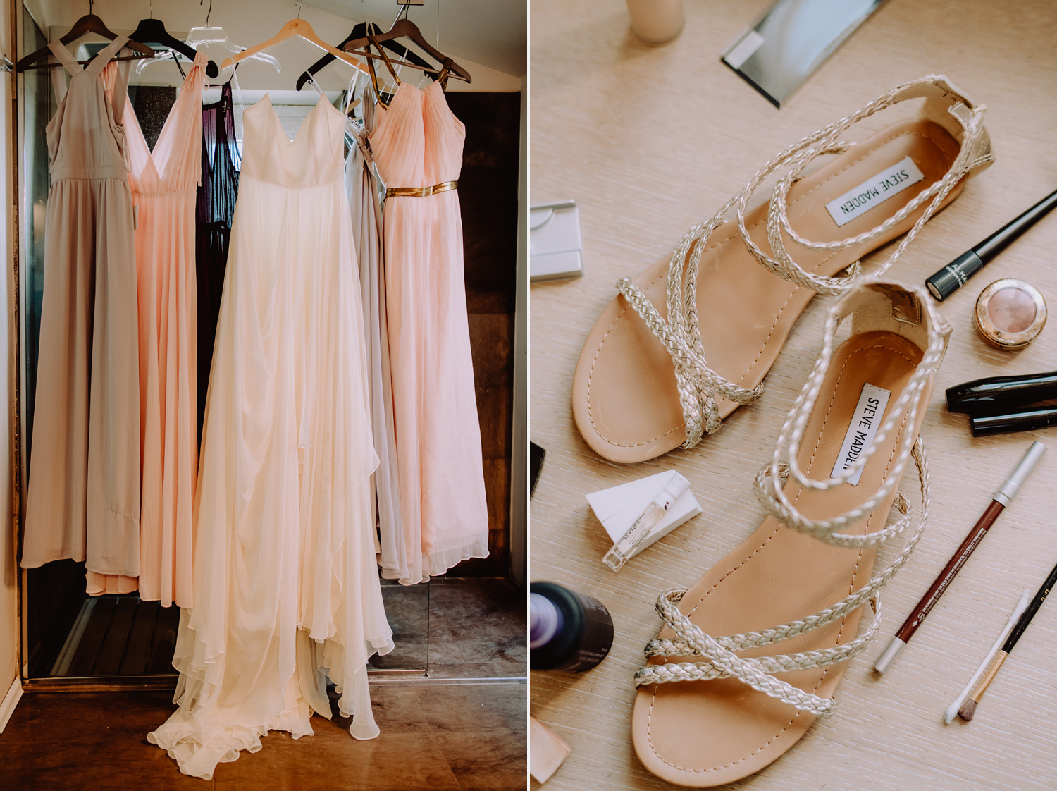 Umbria wedding photographer wedding dress gown accessories