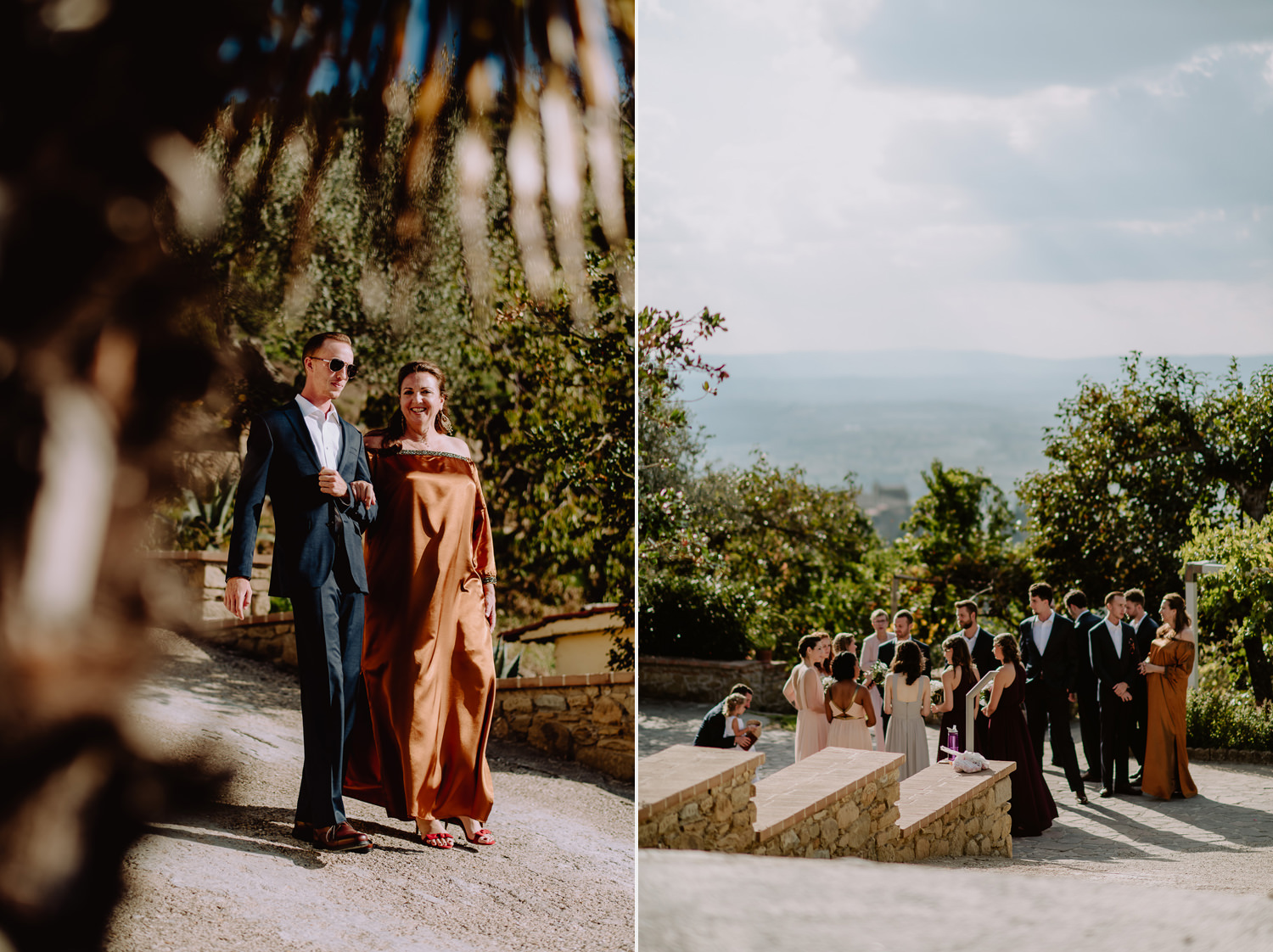 Unbria wedding photographer outdoor wedding ceremony
