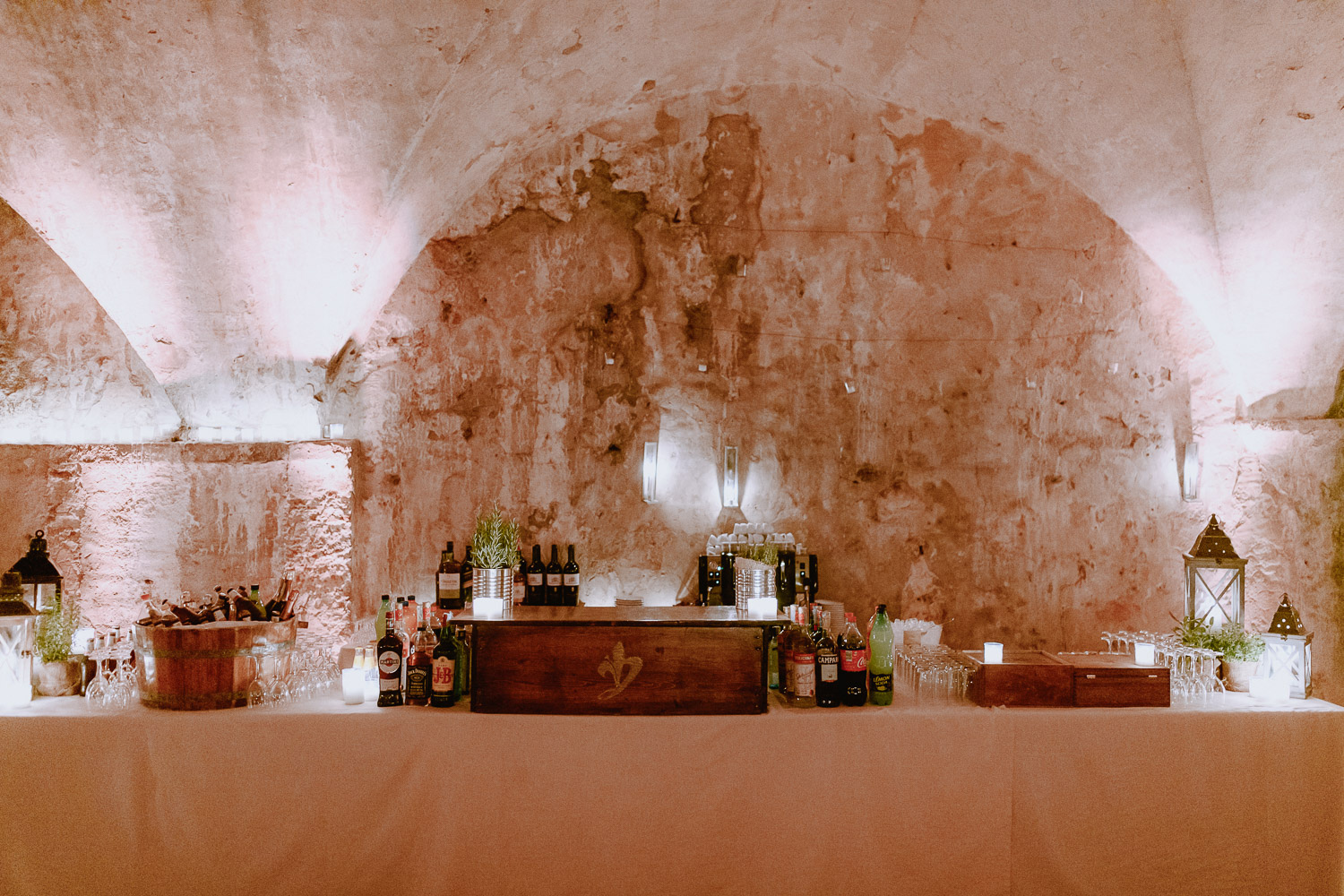 same sex wedding photographer florence villa maiano indoor cocktail open bar limonaia