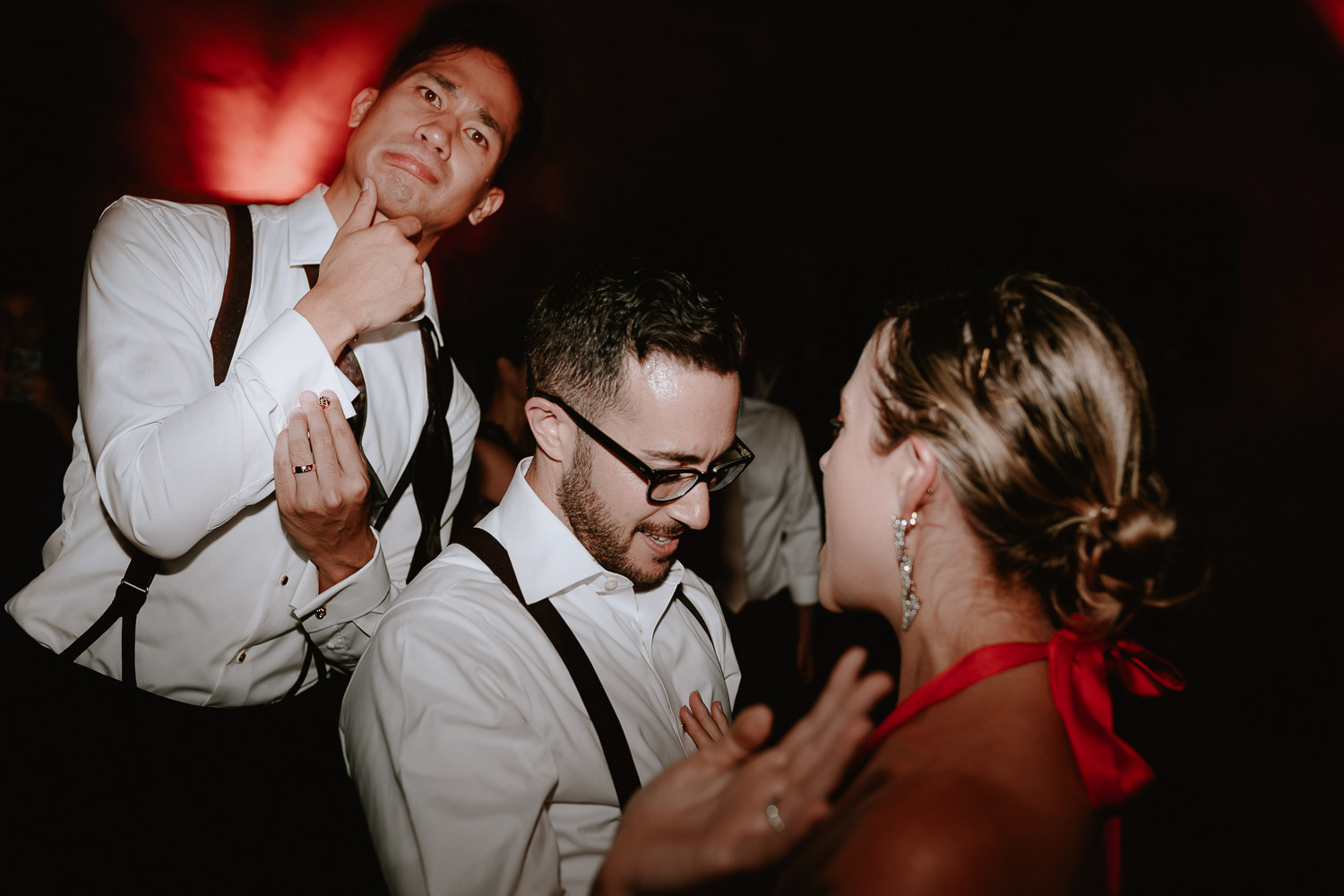 same sex wedding photographer tuscany villa maiano indoor crazy dancefloor fotography