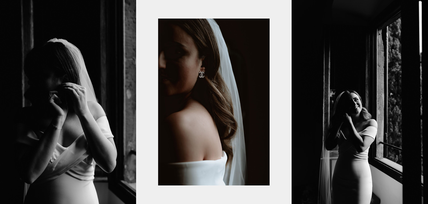 elopement photographer florence torre bellosguardo bride chanel earrings