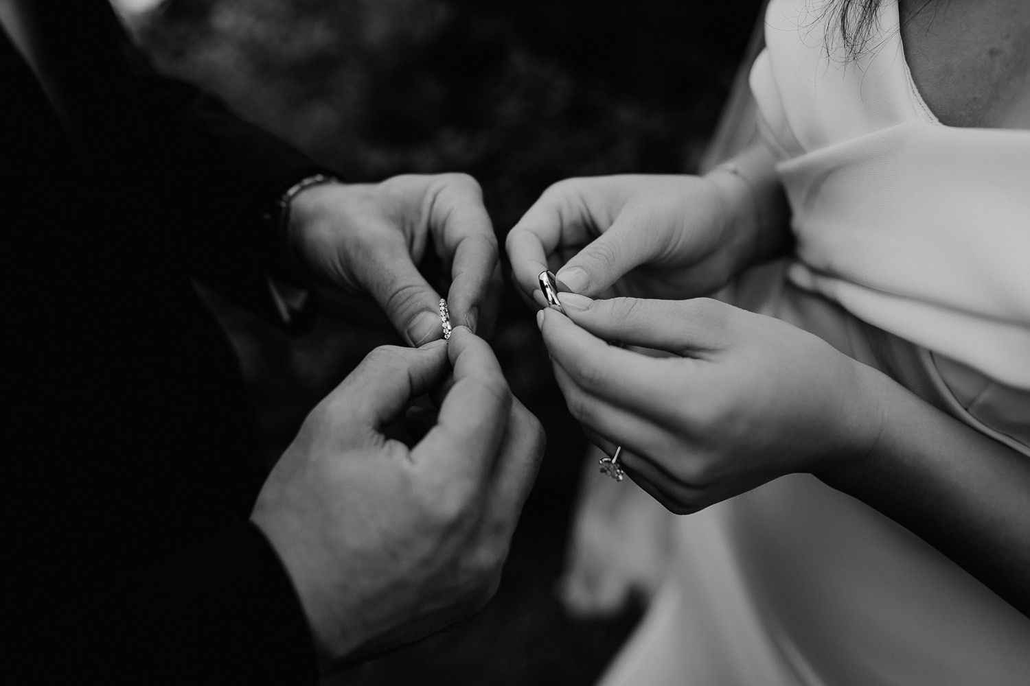 elopement photographer florence torre bellosguardo wedding rings bands