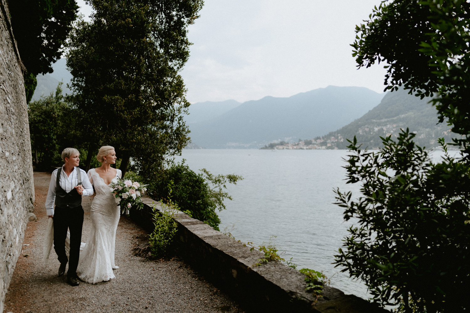 lake como wedding photographer villa pizzo bridal couple intimate session photos