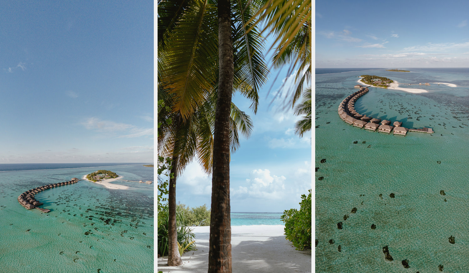 wedding photographer in maldives wedding anniversary trip larrival at cocoon design hotel island