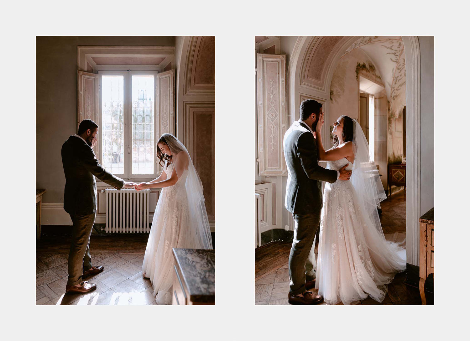 villa catignano wedding photogprapher siena most romantic first look ever