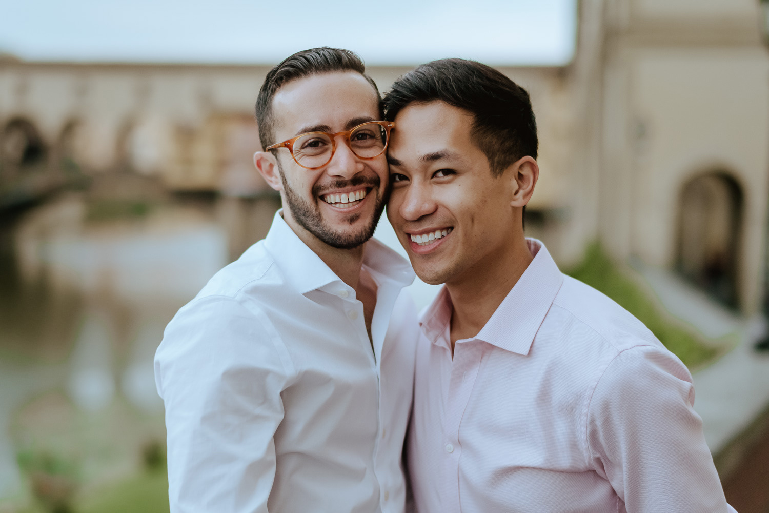 same sex lgbt engagement session in italy gay couple
