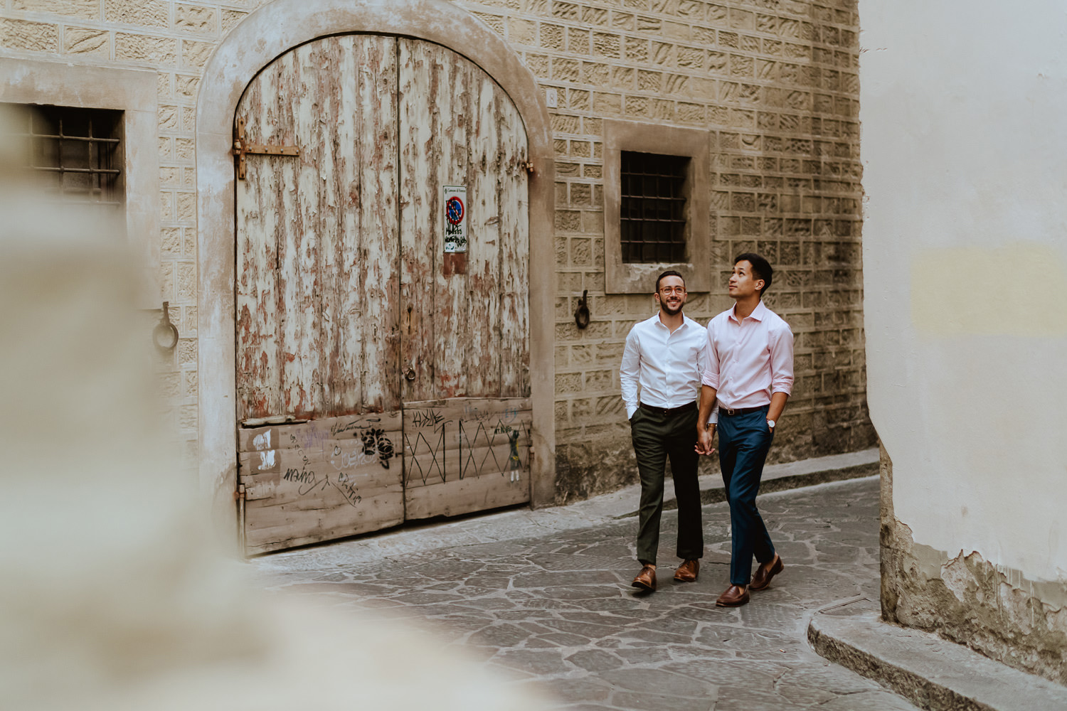 same sex engagement in tuscany gay couple