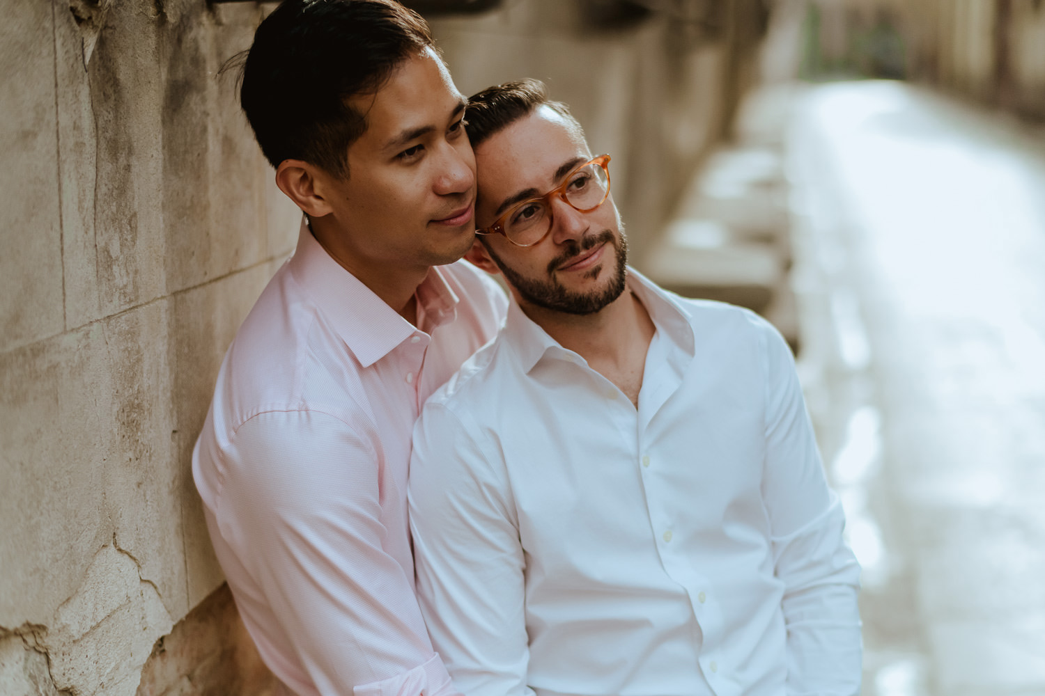 same sex engagement in florence gay couple