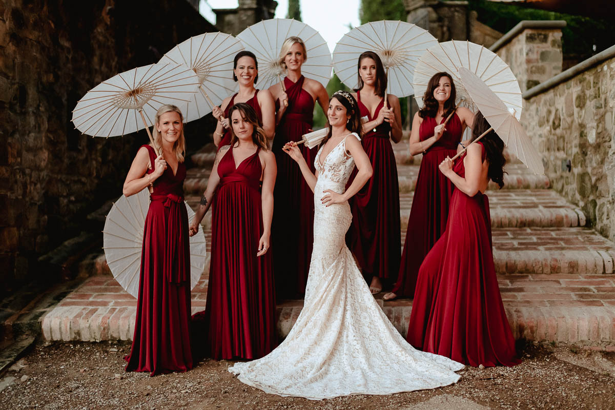 bridal party creative best photography