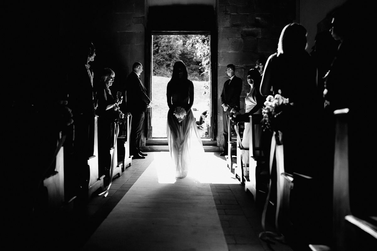 bride entrance wedidng in florence