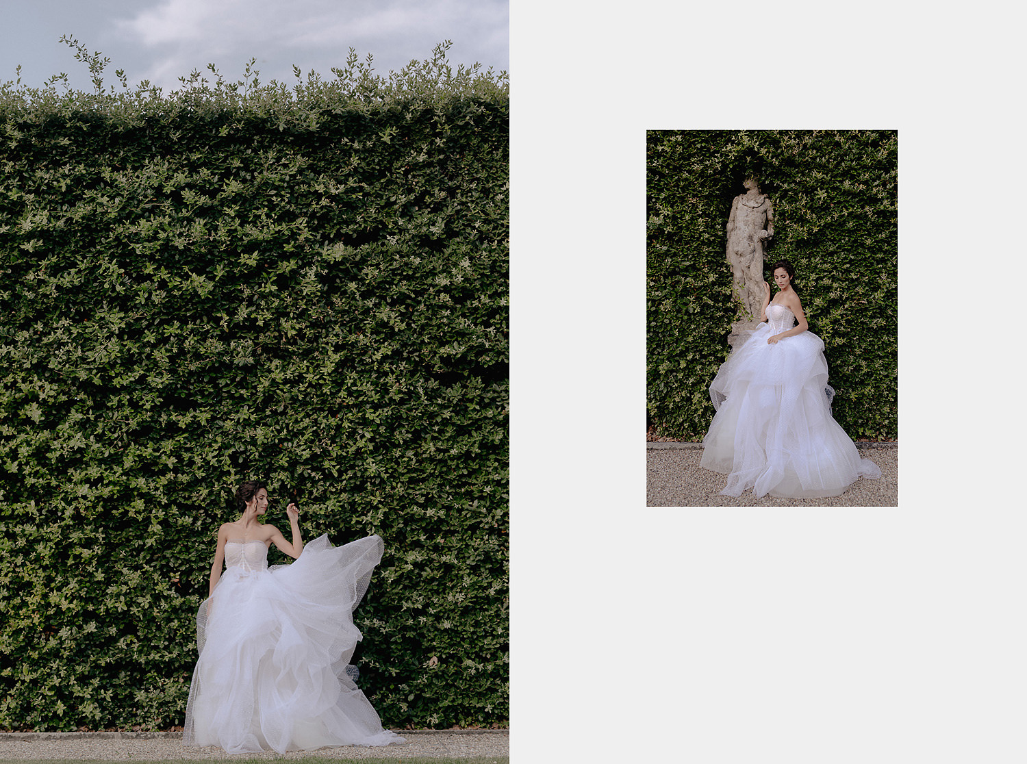 villa balbiano wedding photographer lake como bride elegant portraiture italian garden