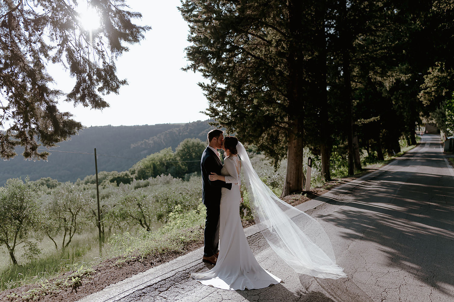 relaxing countryside wedding in tuscany borgo petrognano wedding couple session