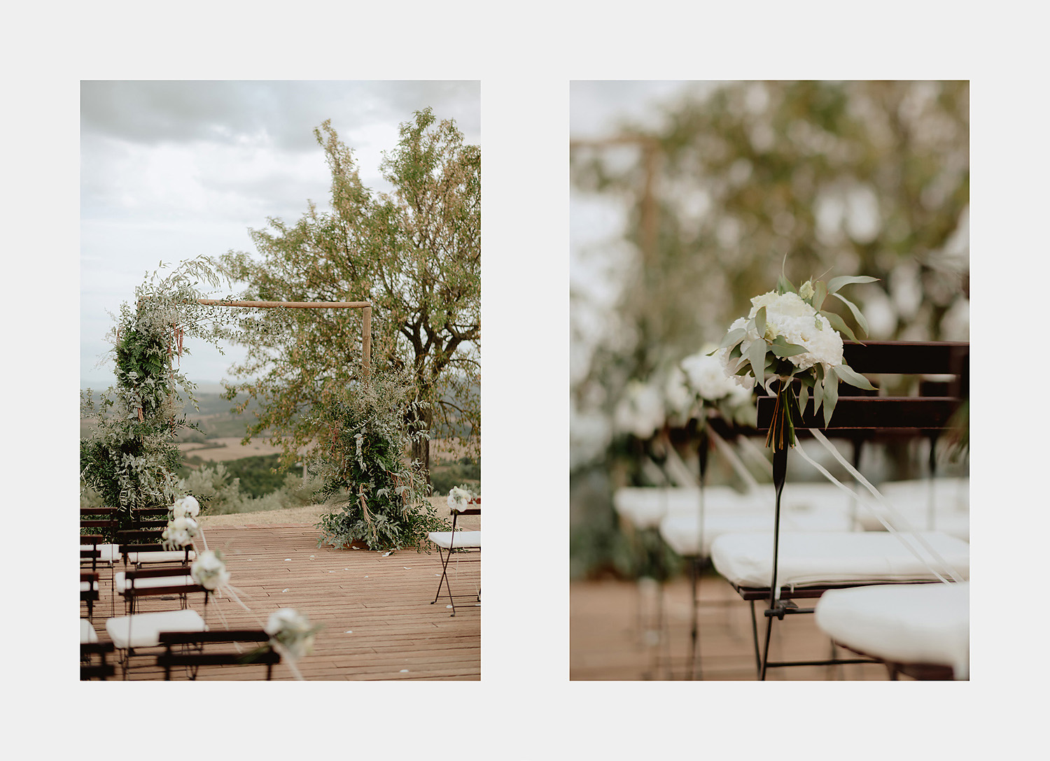 intimate micro wedding in tuscany rustic outdoor ceremony details photos