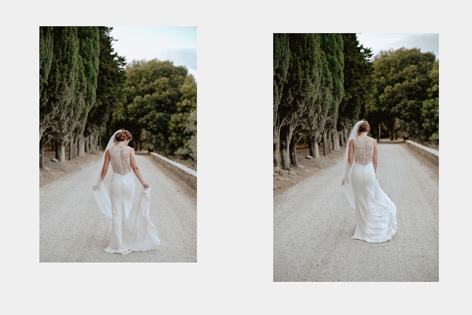 intimate micro wedding in tuscany modern editorial bride portroaits
