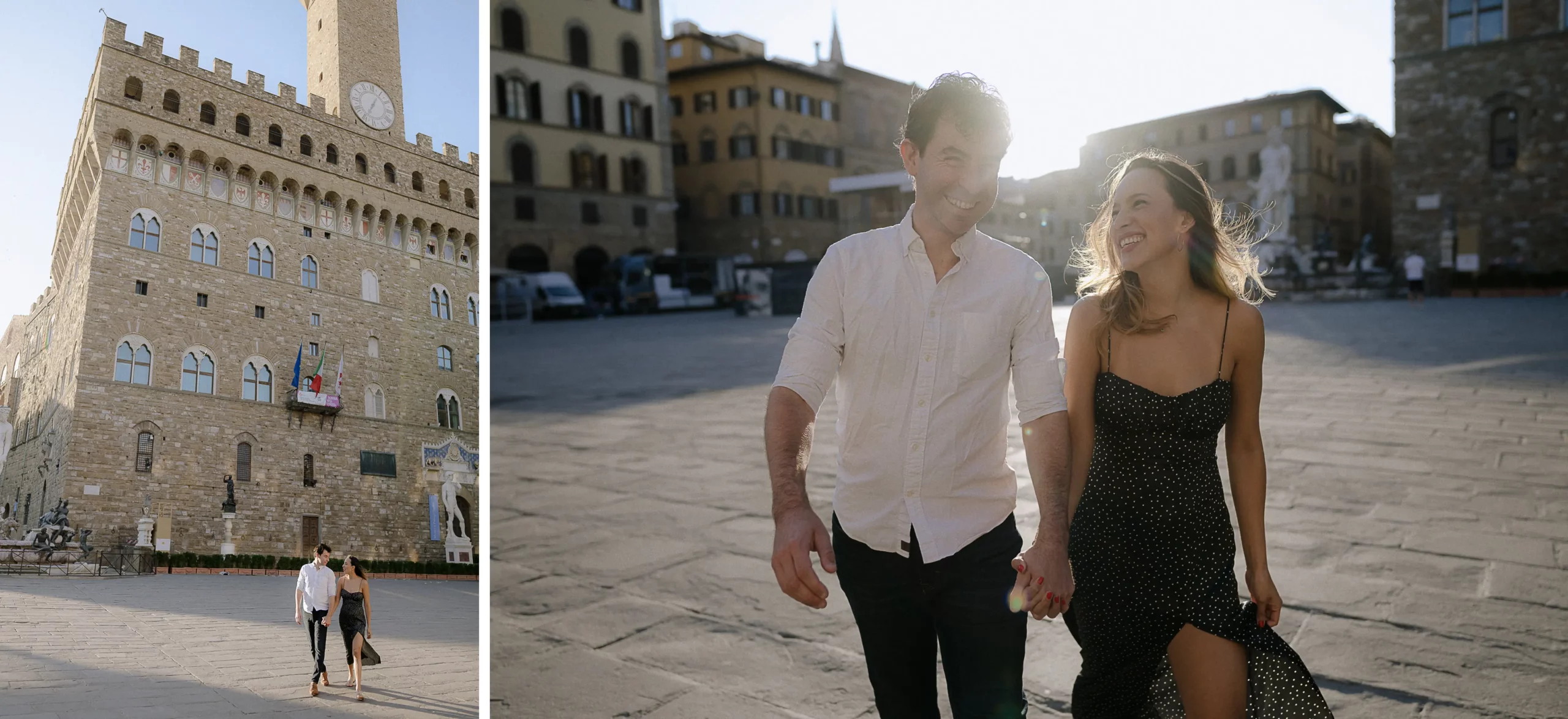 Sunrise couple photography session in florence